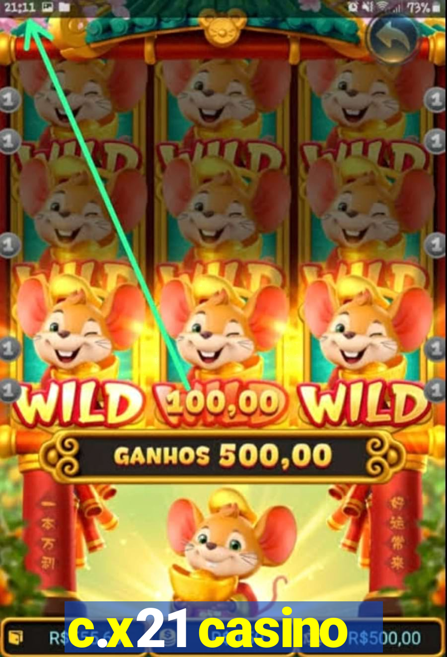 c.x21 casino